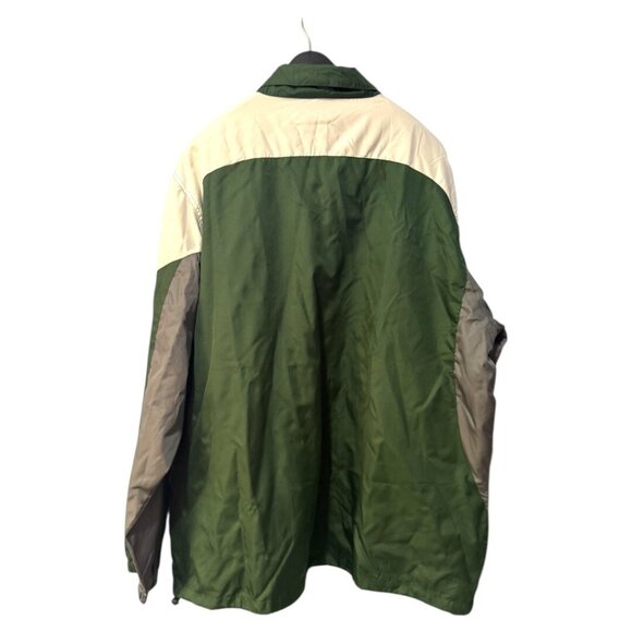 Green Bay Packers NFL Reebok Team Apparel Windbreaker Men’s Jacket Size XL euc - Picture 4 of 5